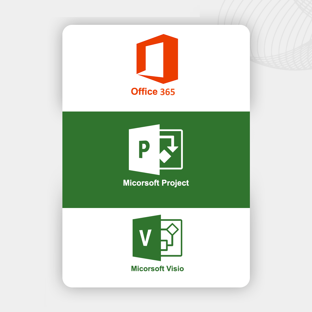 Office 365 pro business+ visio + project for 5 devices - ABMKEYS